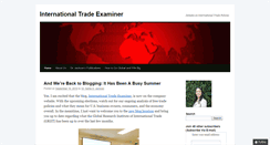 Desktop Screenshot of internationaltradeexaminer.com